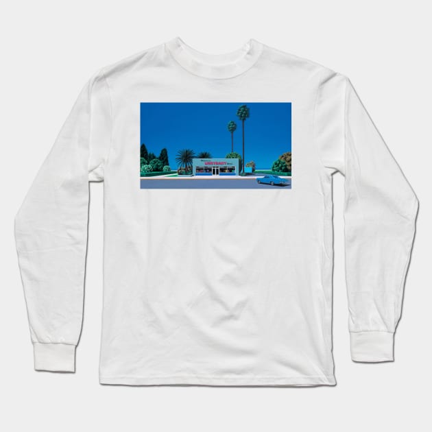 Hiroshi Nagai Vaporwave Shirt Poster Wallpaper Long Sleeve T-Shirt by HipHopTees